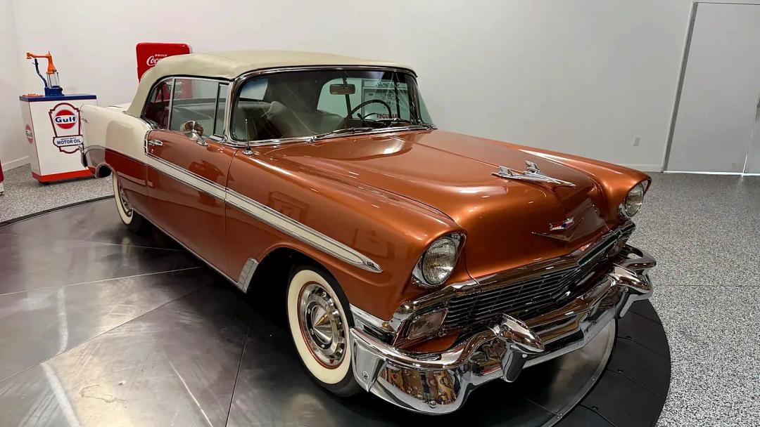 1956 Chevrolet Bel Air four-door sedan in ivory