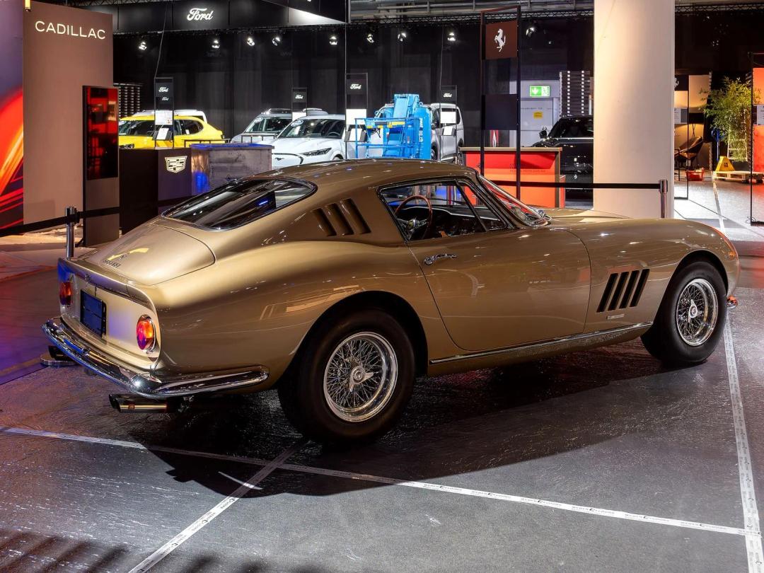 Ferrari 275 GTB coupe from the mid-1960s on display