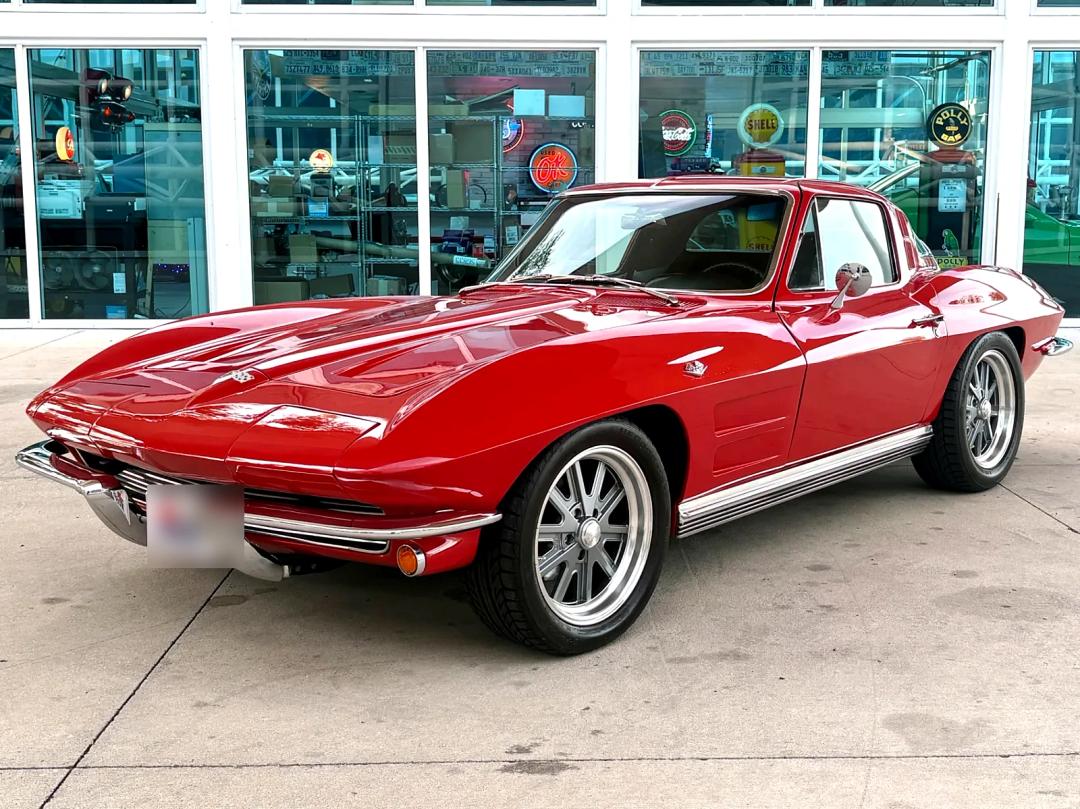 1964 Chevrolet Corvette Sting Ray coupe restomod in red