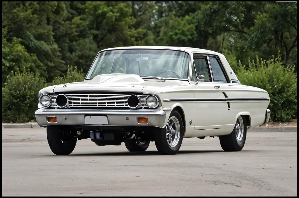 1964 White Ford Thunderbolt (Fairlane)